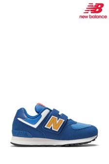 Niebieski - Buty sportowe New Balance 574 (D71012) | 190 zł