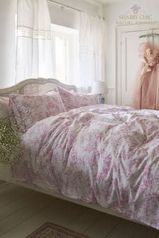 Shabby Chic by Rachel Ashwell® Watermark Pink Flat Piped Duvet Cover and Pillowcase Set (D71526) | €61 - €108