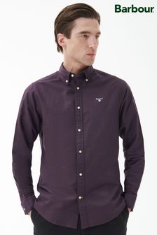 Barbour® Plum Purple Oxtown Classic Oxford Long Sleeve Cotton Shirt (D72145) | €44.50