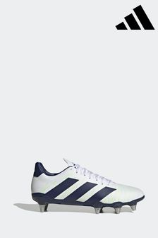 adidas White/Blue Performance Kakari SG Boots (D72224) | kr1,038