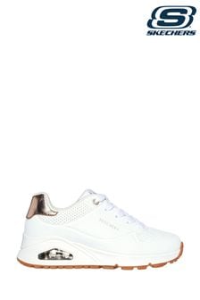 أبيض - حذاء رياضي وامض Uno Gen1 من Skechers (D72239) | 376 ر.س