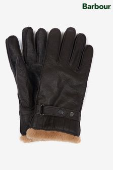 Barbour® Dark Brown Barbour® Leather Utility Dark  Brown Gloves (D72294) | €41.50