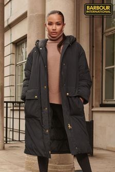 Barbour International® Insulated Puffer Oversized Metisse Coat (D72306) | €342