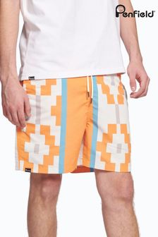 Penfield Yellow Geo Print Swim Shorts (D72630) | €79