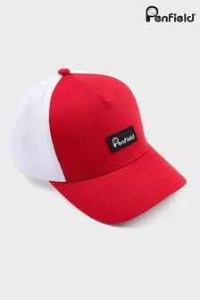 Czerwony - Czapka z daszkiem Penfield Yellowtrucker (D72708) | 220 zł