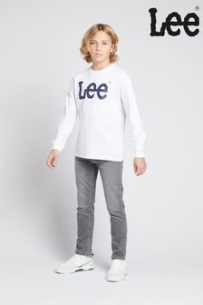 Sivá - Chlapčenské džínsy Lee Luke Slim Fit (D72826) | €44 - €52