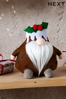 Brown Plush Christmas Pudding Gonk Decoration (D73312) | $26