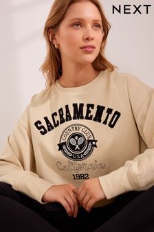Neutral Sacramento Graphic Sweatshirt (D73495) | 51 €
