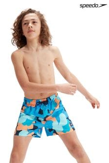 Speedo Boys Bue Digital Printed 13" Water Shorts (D74043) | 60 zł
