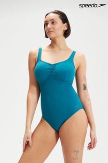 Grün - Speedo Damen AquaNite 1-teiliger, figurformender Badeanzug (D74084) | 36 €