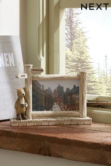 Natural Bertie the Adventure Bear Photo Frame (D74410) | AED88