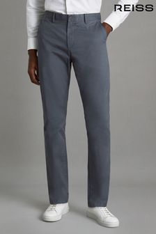 Reiss Airforce Blue Pitch Slim Fit Washed Chinos (D74486) | 135 €