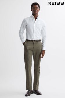 Reiss Khaki Pitch Slim Fit Washed Chinos (D74488) | 135 €