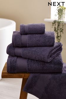 Plum Purple Egyptian Cotton Towel (D74547) | BGN 13 - BGN 68