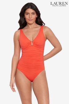 Ralph Lauren оранжевый купальник с кольцом (D74689) | €105