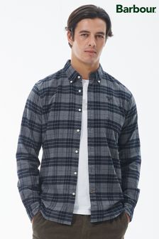Barbour® Grey Swinton Highland Check Long Sleeve Cotton Shirt (D74896) | €95