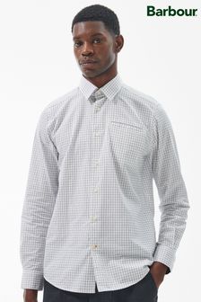 Barbour® White Batill Check Long Sleve Cotton Shirt (D74923) | 50 €