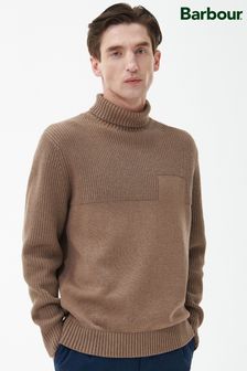 Barbour® Brown Steetley Roll Neck Knitted Jumper (D74974) | €66