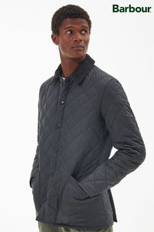 Barbour® Charcoal Grey Heritage Liddesdale Slim Fit Quilted Jacket (D74988) | €79