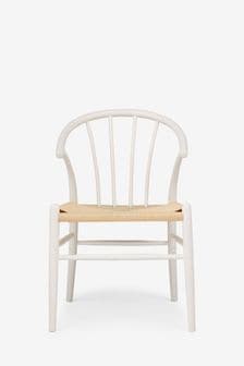 Jasper Conran London Set of 2 White Bray Dining Chairs (D75218) | €473