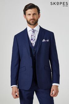 Skopes Harcourt Navy Blue Tailored Fit Suit Jacket