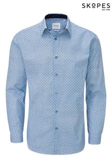 Skopes Blue Tailored Fit Geo Shirt (D75249) | 47 €