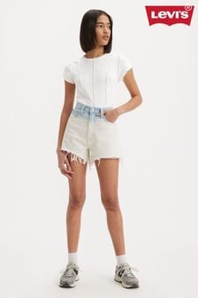 Weiß - Levi's® Mom-Shorts mit hohem Bund (D75468) | 35 €