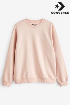 Converse Pink Star Chevron Crew Sweatshirt (D75945) | €25