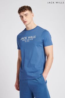Bleu - Jack Wills Carnaby T-shirt (D76363) | €29