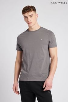 Jack Wills Dark Grey Sandford T-Shirt (D76375) | 159 SAR