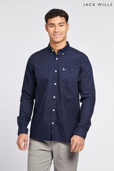 Jack Wills Dark Blue Wadsworth Oxford Shirt (D76394) | €41