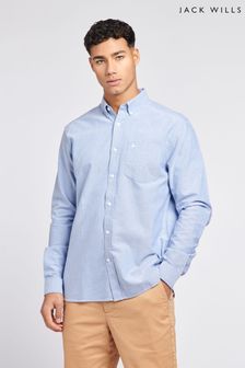 Jack Wills Wadsworth Oxford Blue Shirt (D76396) | 272 QAR