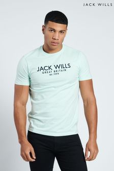 Jack Wills Carnaby T-Shirt, Hellblau (D76413) | 39 €
