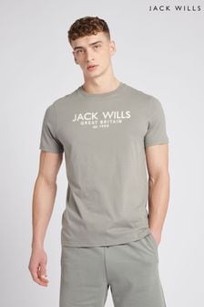 Jack Wills Mid Grey Carnaby T-shirt (D76414) | kr460