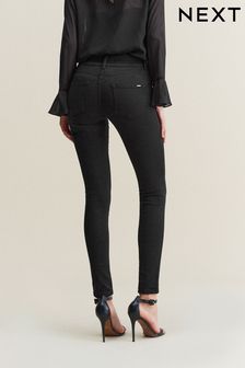 Reinschwarz - „Lift, Slim And Shape“-Skinny-Jeans (D76465) | 70 €