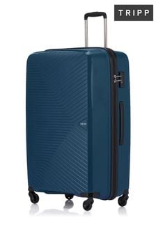 Blau - Tripp Chic Großer Koffer mit 4 Rollen, 77 cm (D76491) | 117 €