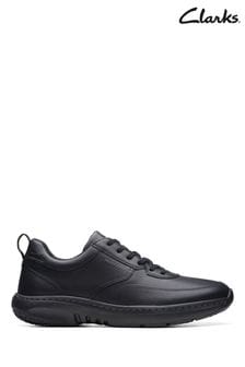 Clarks Black Leather Pro Lace  Shoes (D76716) | €117