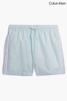Синие пляжные шорты для мальчиков с поясом на завязке Calvin Klein (D76738) | €31