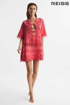 Reiss Coral Etta Embroidered Kaftan (D76852) | AED1,354