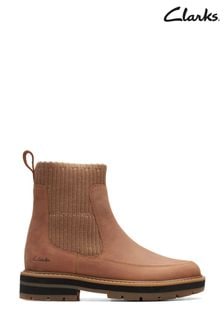 Clarks Brown Kids Multi Fit Prague Boots (D76875) | €88 - €91