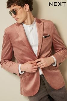 粉色 - 絨布西裝外套 (D76891) | HK$681