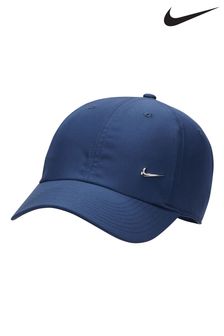 Nike Blue Dri-FIT Club Unstructured Metal Swoosh Cap (D77136) | kr420