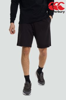 Canterbury Black Cotton Shorts (D77156) | SGD 56