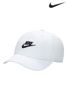 Weiß - Nike Club Kids Unstructured Futura Verwaschene Cap (D77185) | 27 €