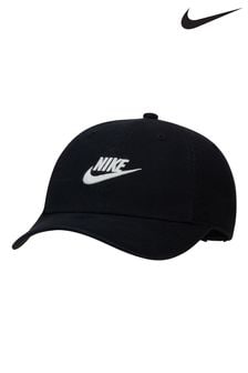 Schwarz - Nike Club Kids Unstructured Futura Verwaschene Cap (D77186) | 26 €