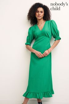 Nobody's Child Green Delilah Midi Dress (D77389) | €34