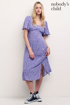 Nobody's Child Blue Dee Dee Midi Dress (D77422) | €21.50