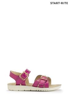Start Rite Enchant Pink Glitter Patent Leather Sandals (D77484) | KRW85,400
