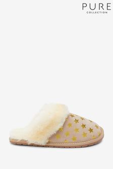 Pure Collection Natural Sheepskin Mules (D77490) | 74 €