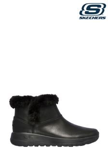 Черный - Черные женские ботинки Skechers On-the-go Joy Endeavor (D77504) | €34